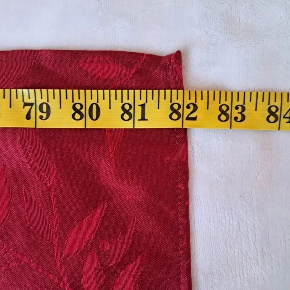 Red Christmas Tablecloth 82